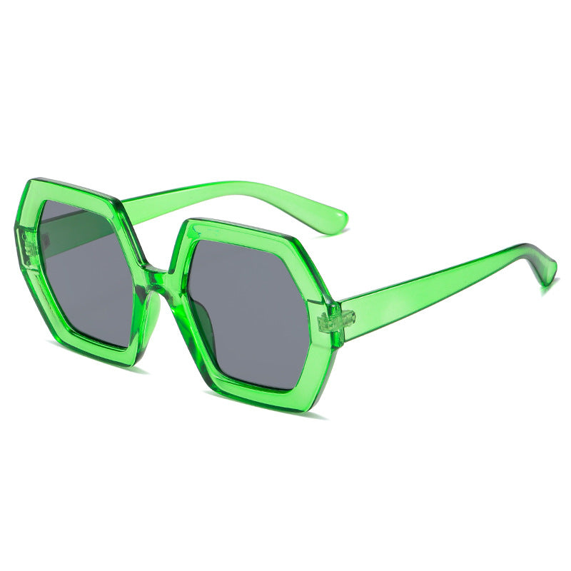 Damen hexagonale Sonnenbrille mit komfortablem Rahmen Brehn