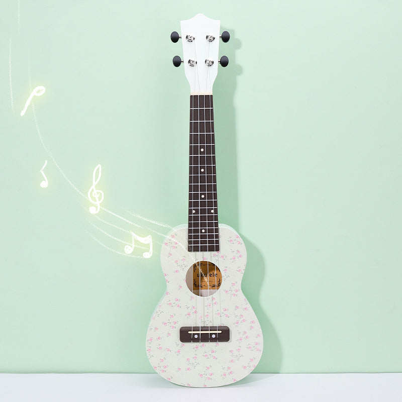 Blumenmuster Ukulele Brehn