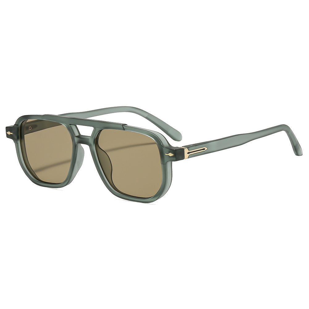 Damen modische Sonnenbrille mit extragroßem Rahmen Brehn