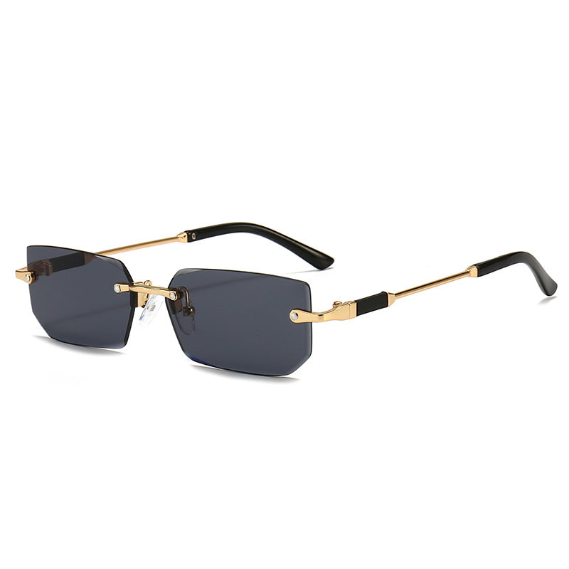 Damen elegante und modische Sonnenbrille mit transparentem Rahmen Brehn