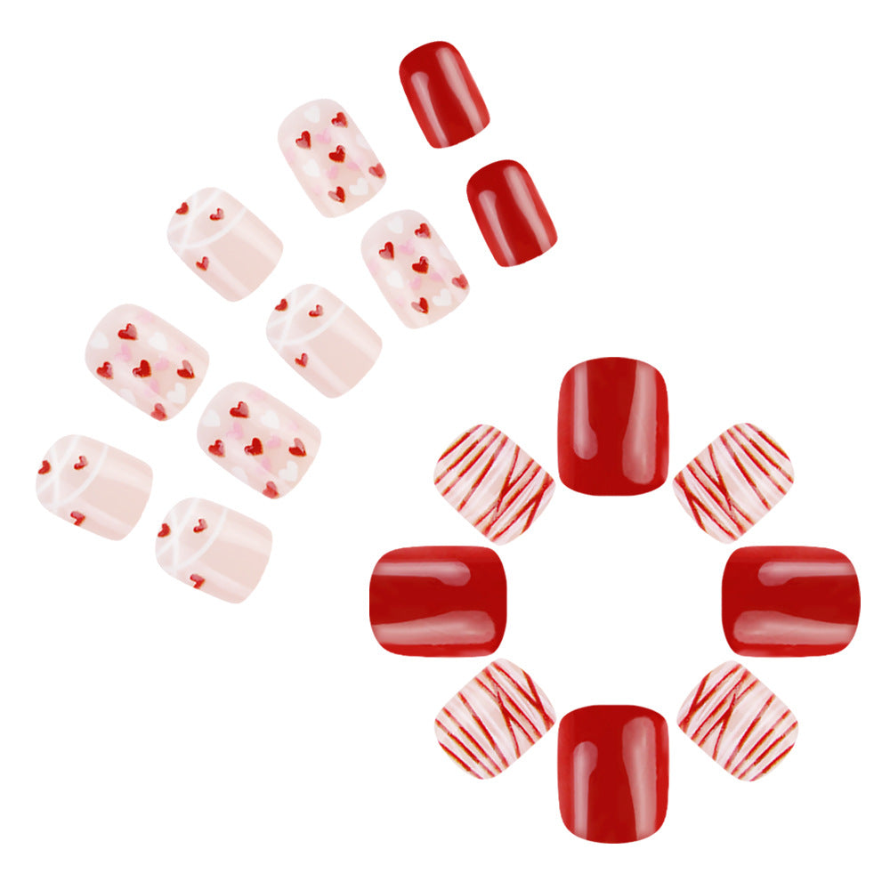 Herz-Themen Nagelkunst Brehn