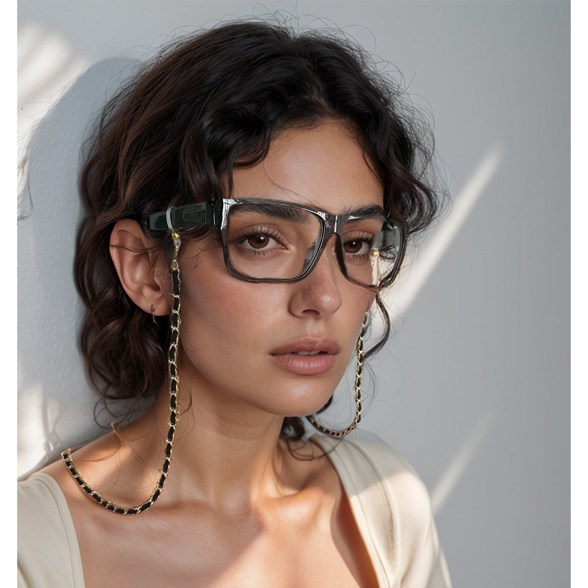 Stylischer Ketten-Brillenband Brehn