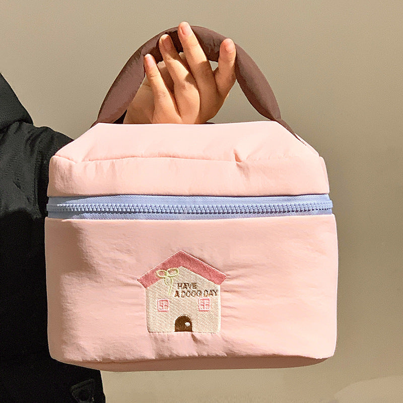 Praktische Lunchbox mit Verspieltem Hausdesign Brehn