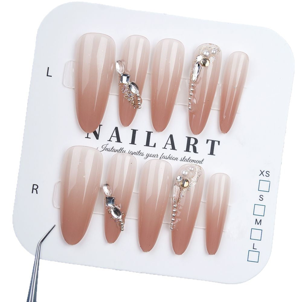 Niedliches Tier-Themen Press-On Nagelkunst Set Brehn