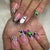 Halloween-inspirierte Press-On Nagelkunst Brehn