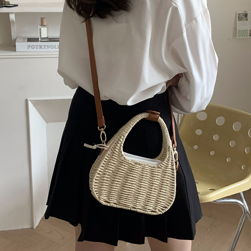 Damen Korb-Umhängetasche mit stilvollem Design Brehn