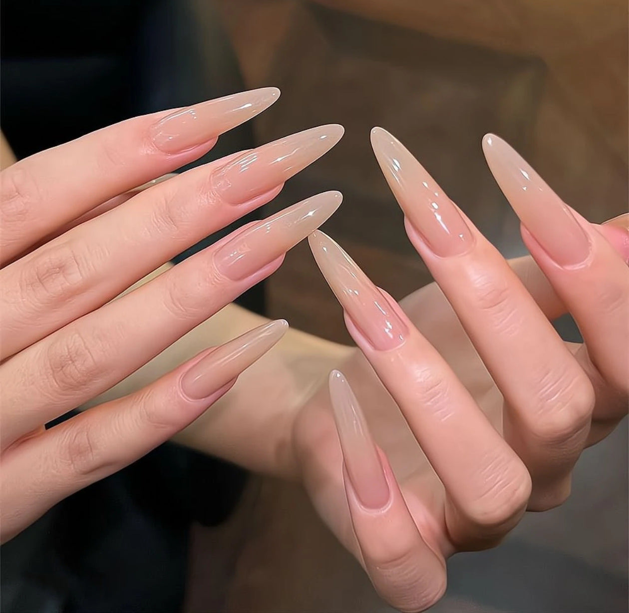 Premium Stiletto Press-On Nagelverlängerungen Brehn