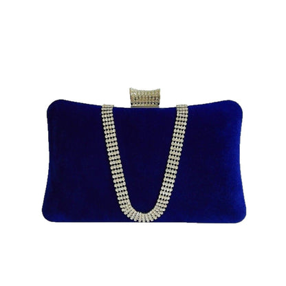 Luxuriöse Samt Abendhandtasche