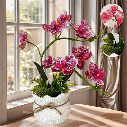 Dekorative künstliche Orchideenarrangement 1790480695 für Wohnkultur