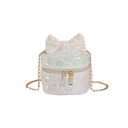 Gepolsterte Mini-Handtasche mit Schleifendetail
