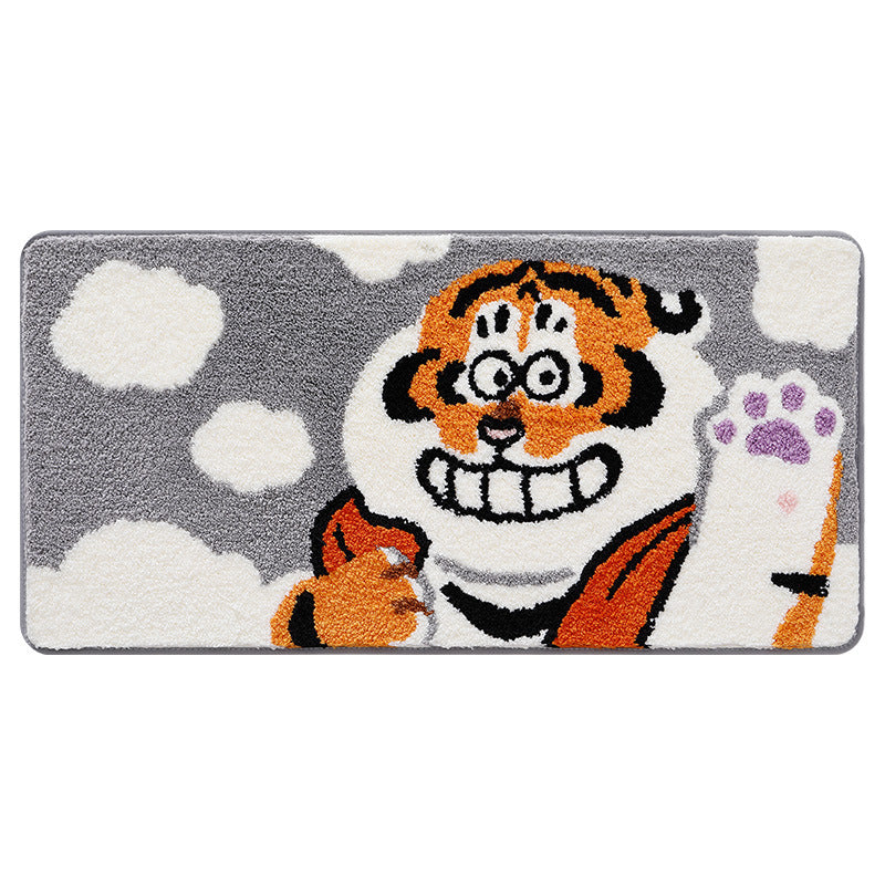 Verspielt Cartoon Tiger Badteppich Brehn