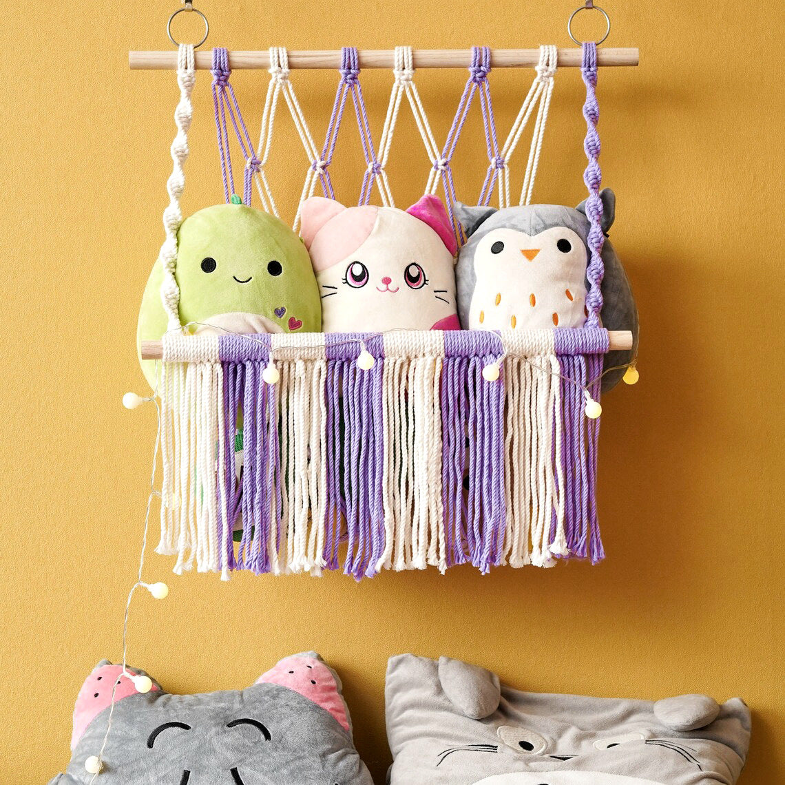 Handgewebter Wandbehang im Boho-Stil