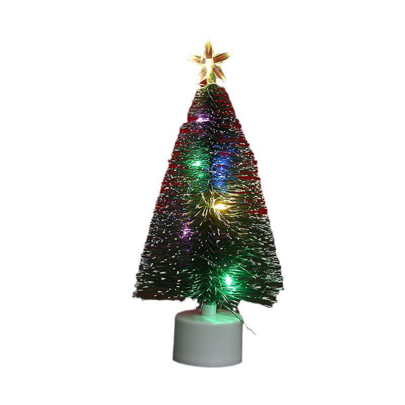 Dekorativer Weihnachtsbaum mit Lichtern Brehn