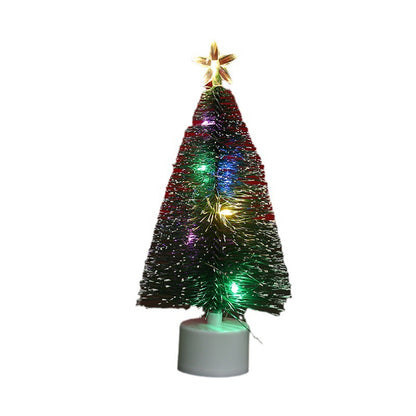 Dekorativer Weihnachtsbaum mit Lichtern Brehn