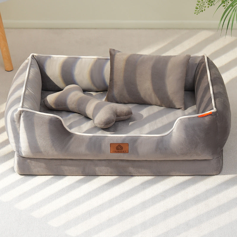 Orthopädisches unterstützendes Lounge-Hundebett