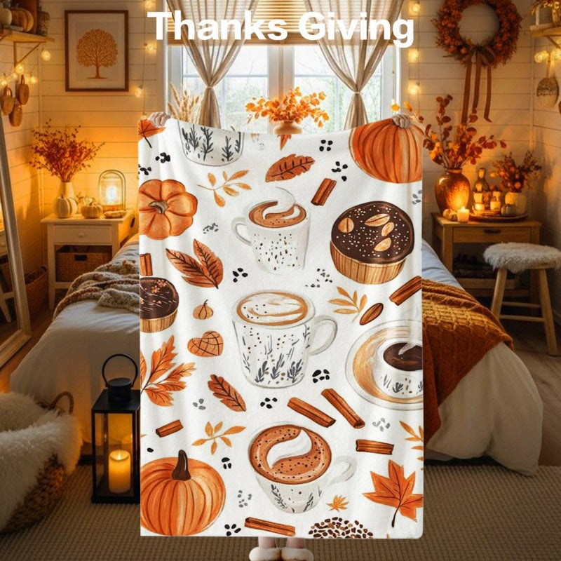 Thanksgiving-Themen Kuscheldecke