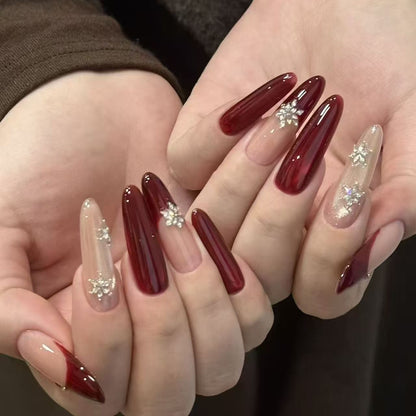 Elegante Stiletto Nagelkunst-Verstärkungen