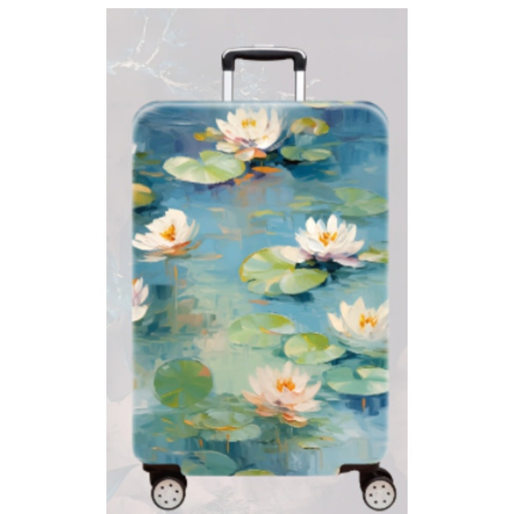 Damen Hartschalenreisekoffer mit elegantem Lotusdesign Brehn