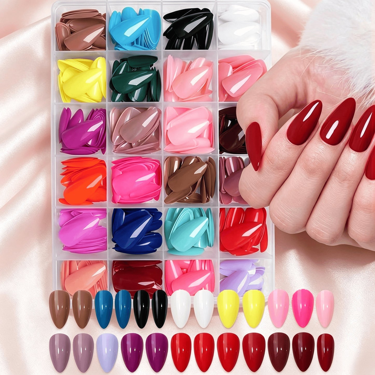 Premium Glänzende Fingernagelspitzen Brehn