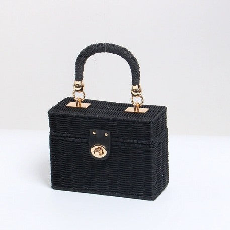 Damen Handtasche im strukturierten Korbdesign Brehn