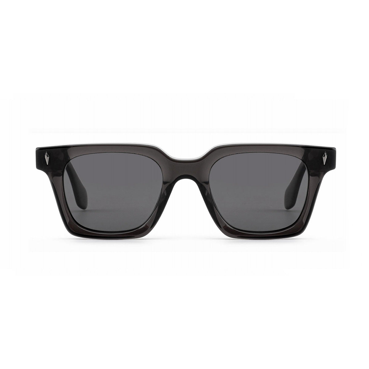 Damen klassische quadratische Sonnenbrille mit robustem Rahmen und UV-Schutz Brehn