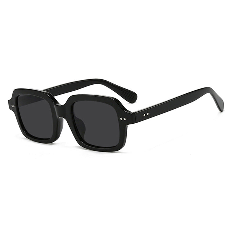 Damen moderne quadratische Sonnenbrille mit breitem Rahmen und elegantem Design Brehn