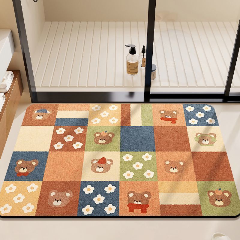 Bunt Geometrische Badematte Brehn