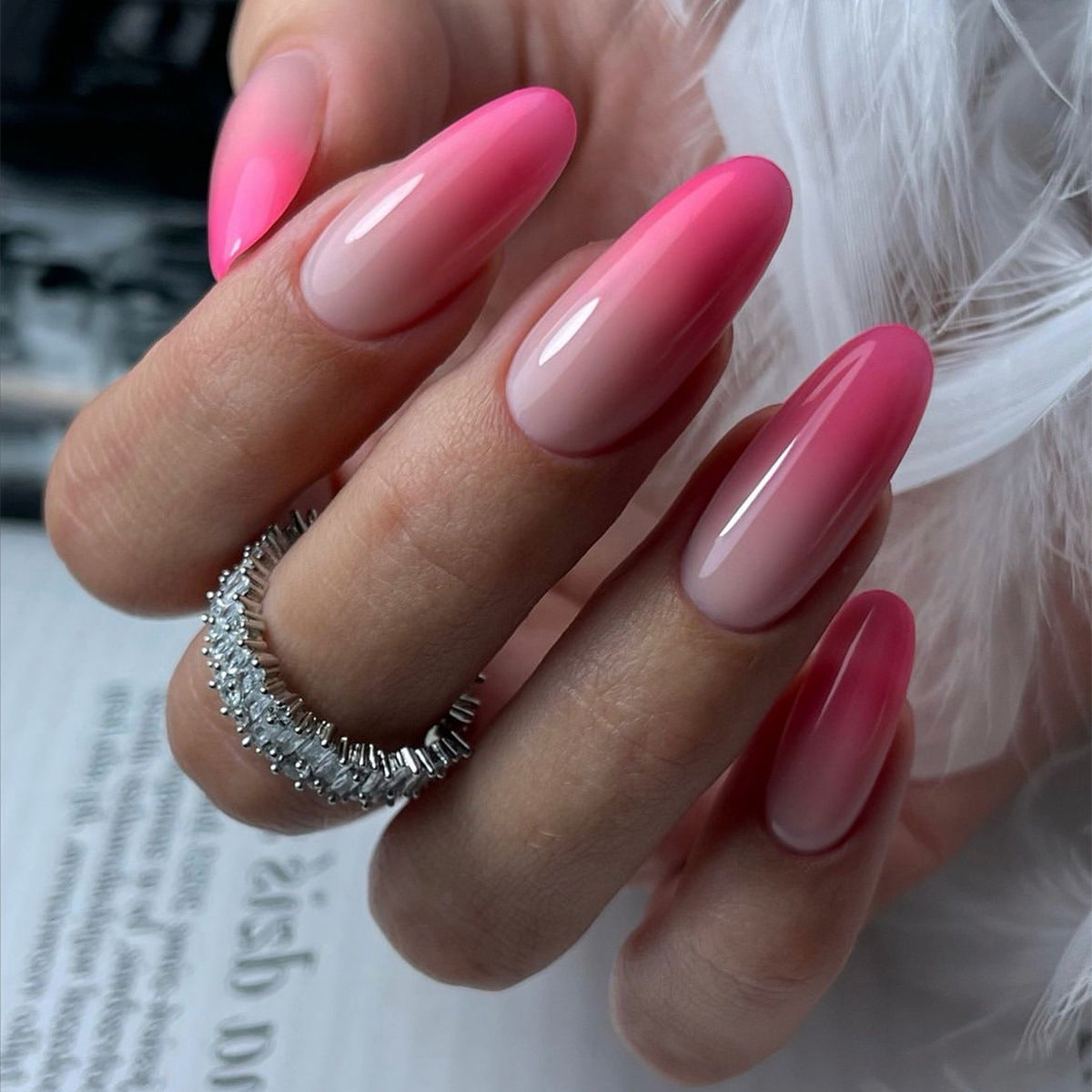 Elegante Ombre Press-On Nägel Brehn