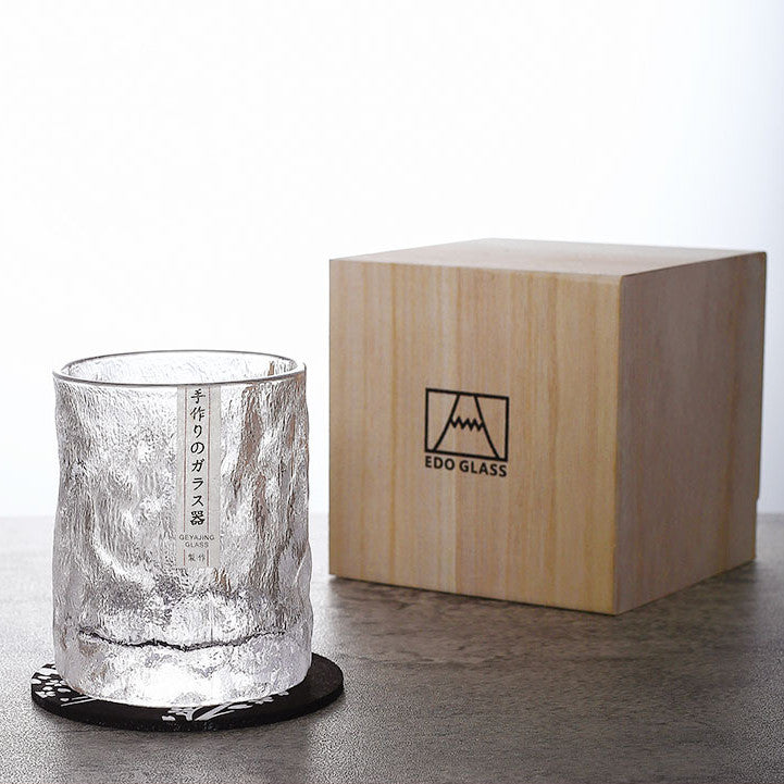 Japanische Edo Kiriko Gletscher Whisky Gläser | Brehn