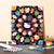 Niedliches Charakter-Paint-by-Numbers-Leinwand-Kunstset Brehn