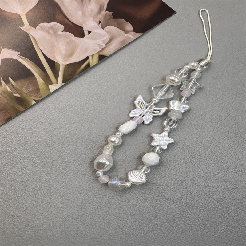 Künstlerische Perlen Charm Brillenband Brehn