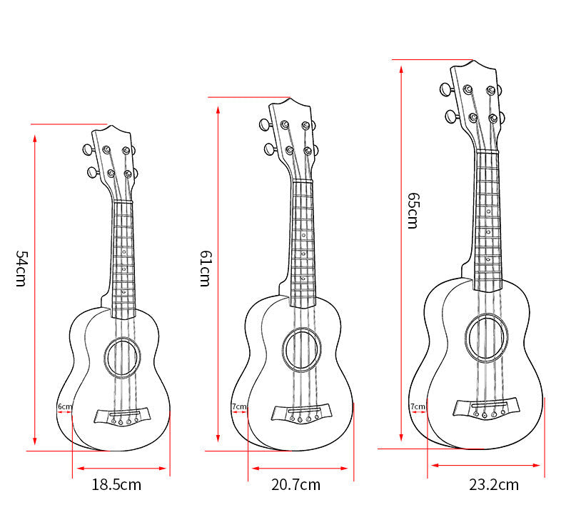 Anfängerfreundliche Ukulele Brehn