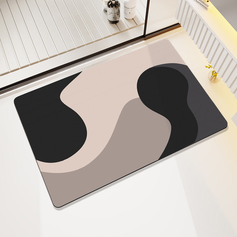 Modern Abstract Badmat Brehn