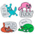 Launische Cartoon Emaille-Pin Brehn
