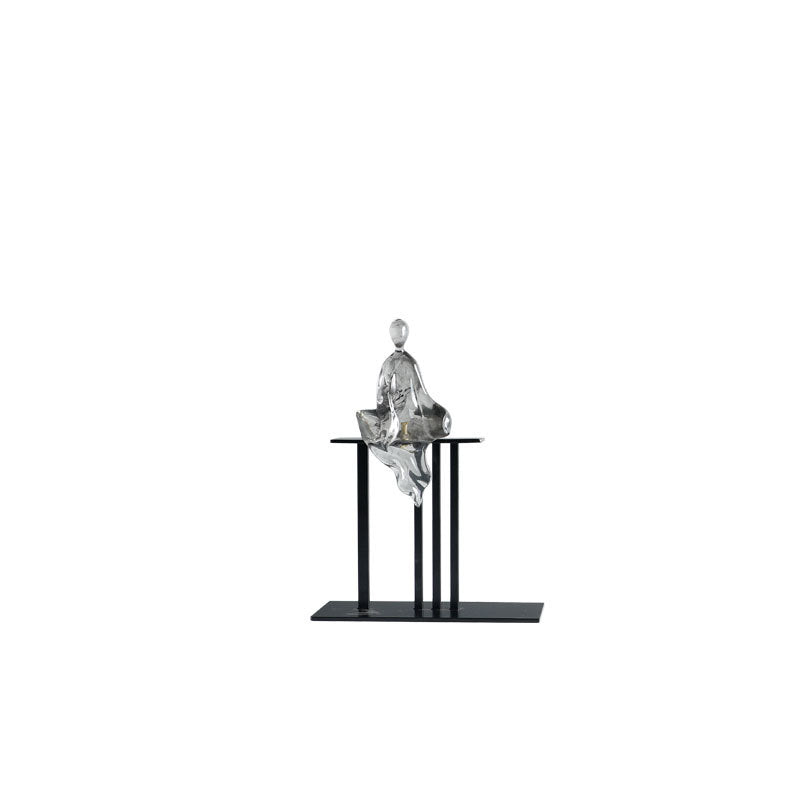 Moderne abstrakte Metallpflanze Skulptur
