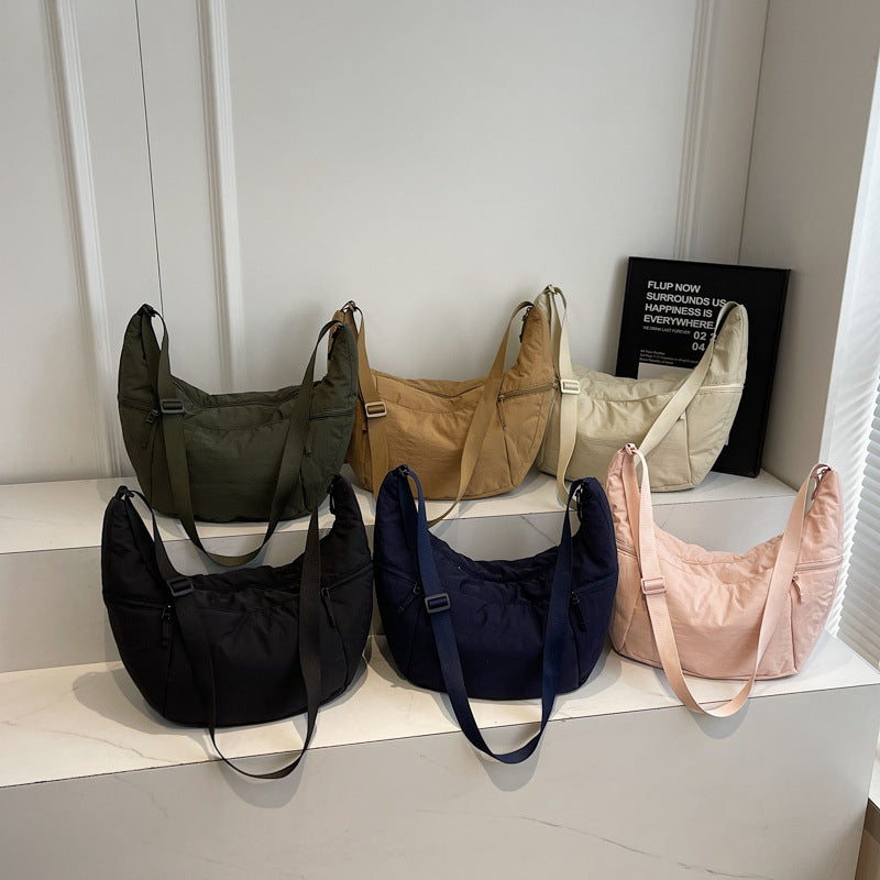 Weiche Stoff Hobo Tasche Brehn