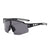 Unisex nan sportliche umschließende Sonnenbrille mit ultraleichter Polycarbonat-Scheibe und rutschfestem Nasensteg Brehn