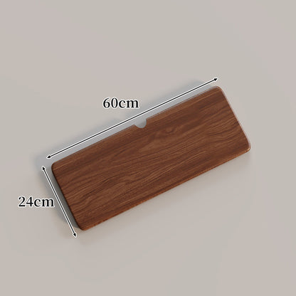 Ergonomische Massivholz-Tastatur-Handballenablage mit Kabelschlitz