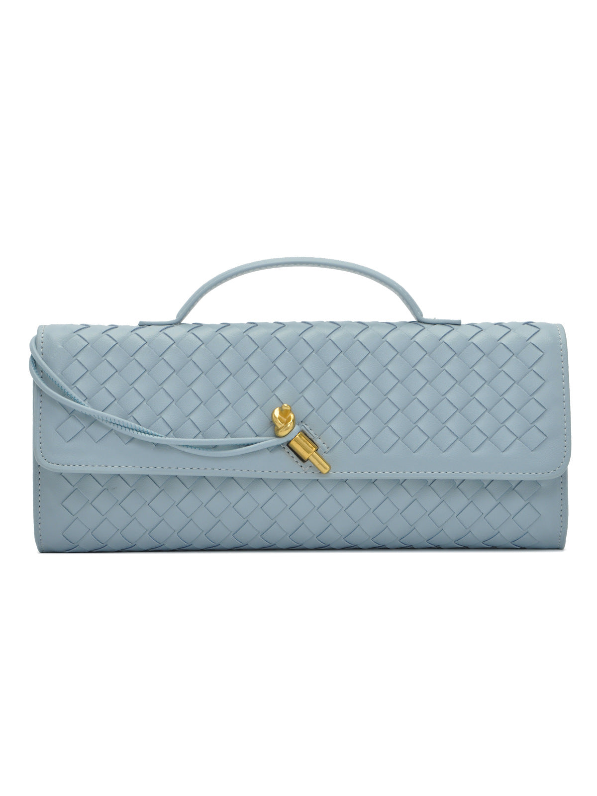 Texturierte Gewebte Clutch Tasche Brehn