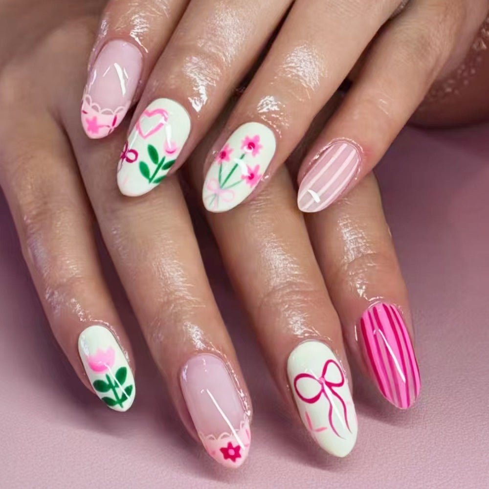 Floral Dekorative Nagelkunst Brehn