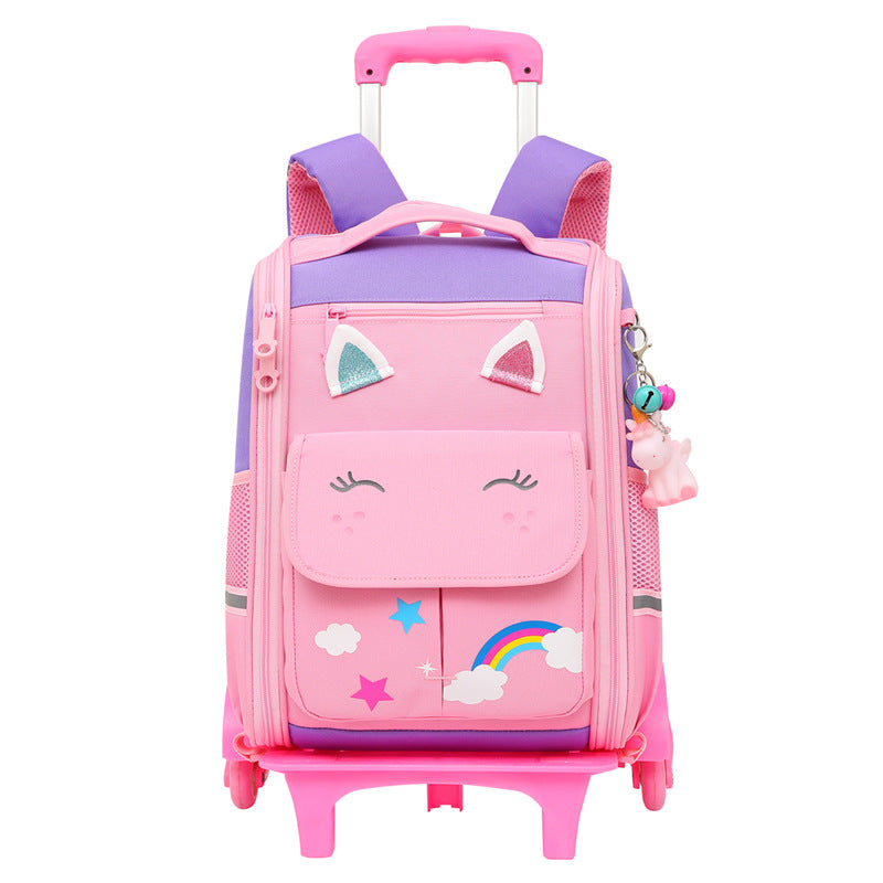 Rollbarer Schulrucksack mit Niedlichem Tierdesign Brehn
