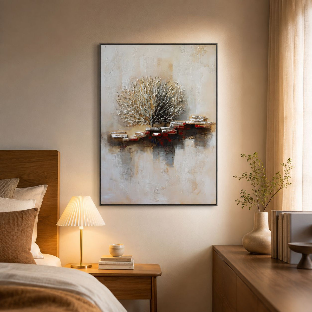 Elegante abstrakte Wandkunst für Zuhause