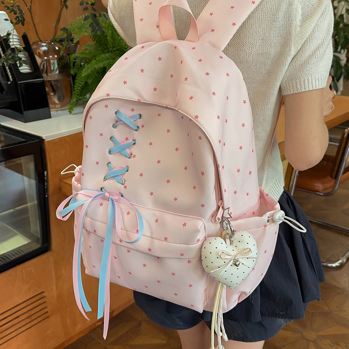 Sternenprint Dekorativer Schulrucksack Brehn