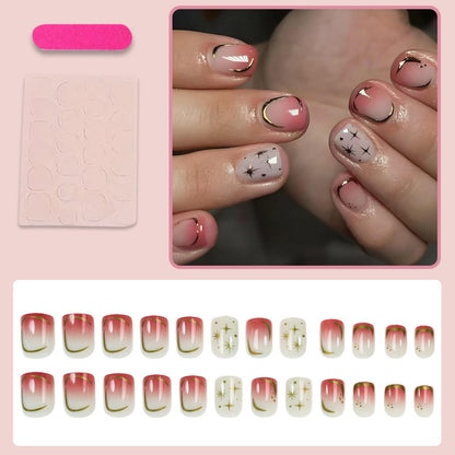 Kunstnagelset mit eleganten Rosenakzenten Brehn