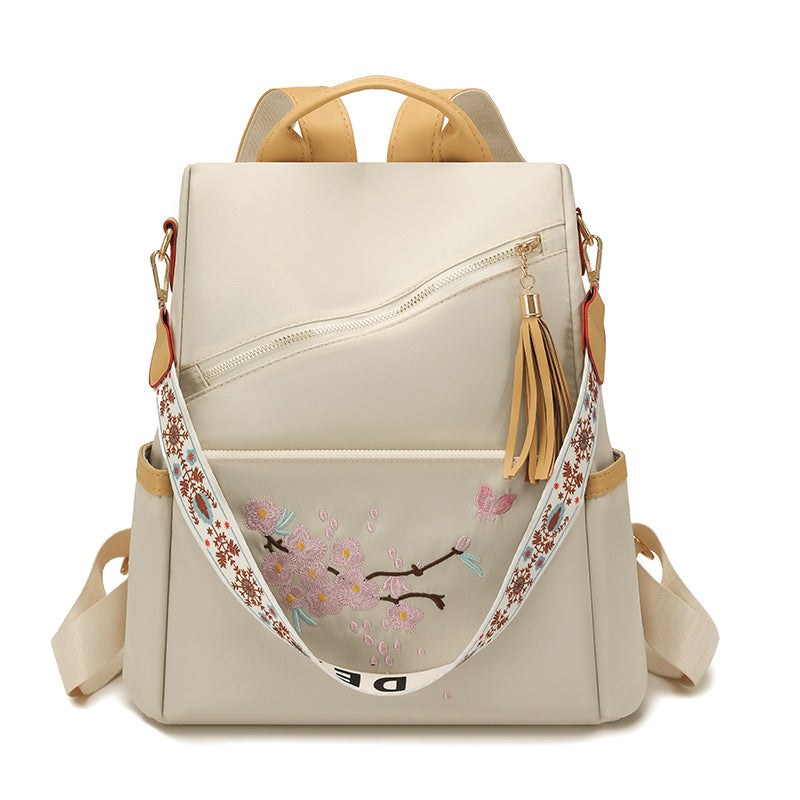 Stylische Bestickte Rucksack Brehn