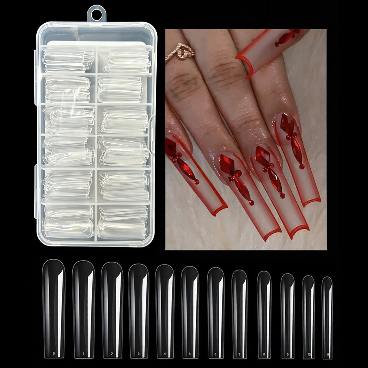 Professioneller Nagelspitzen Organizer Brehn