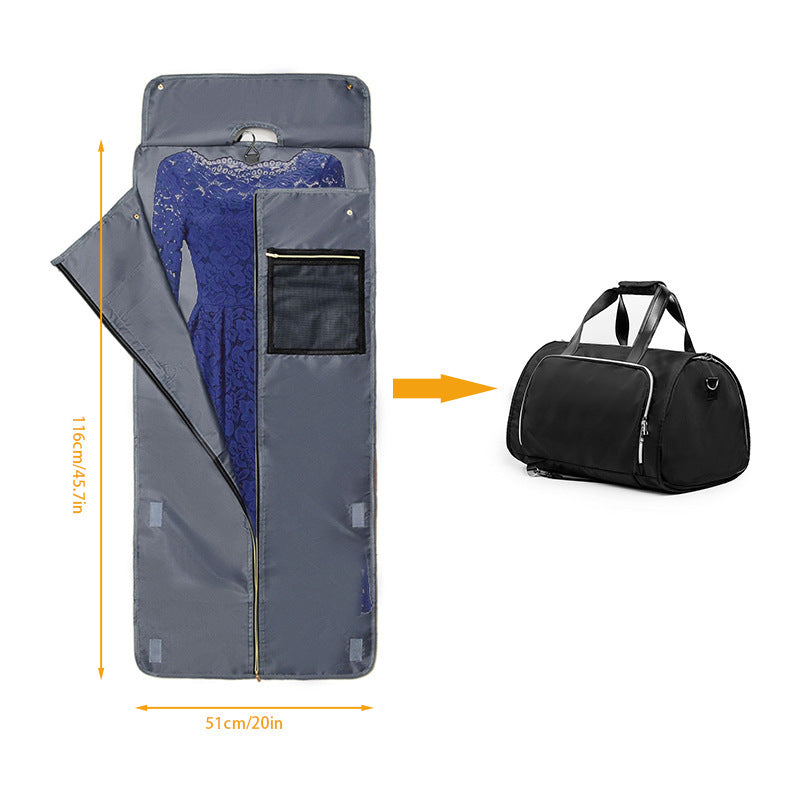 Elegante Reisetasche mit Integriertem Kleiderschutz Brehn