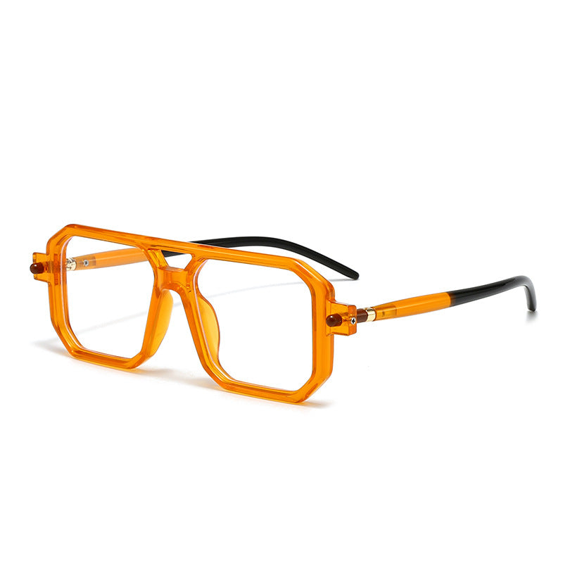 Damen oversized rechteckige Brille Brehn