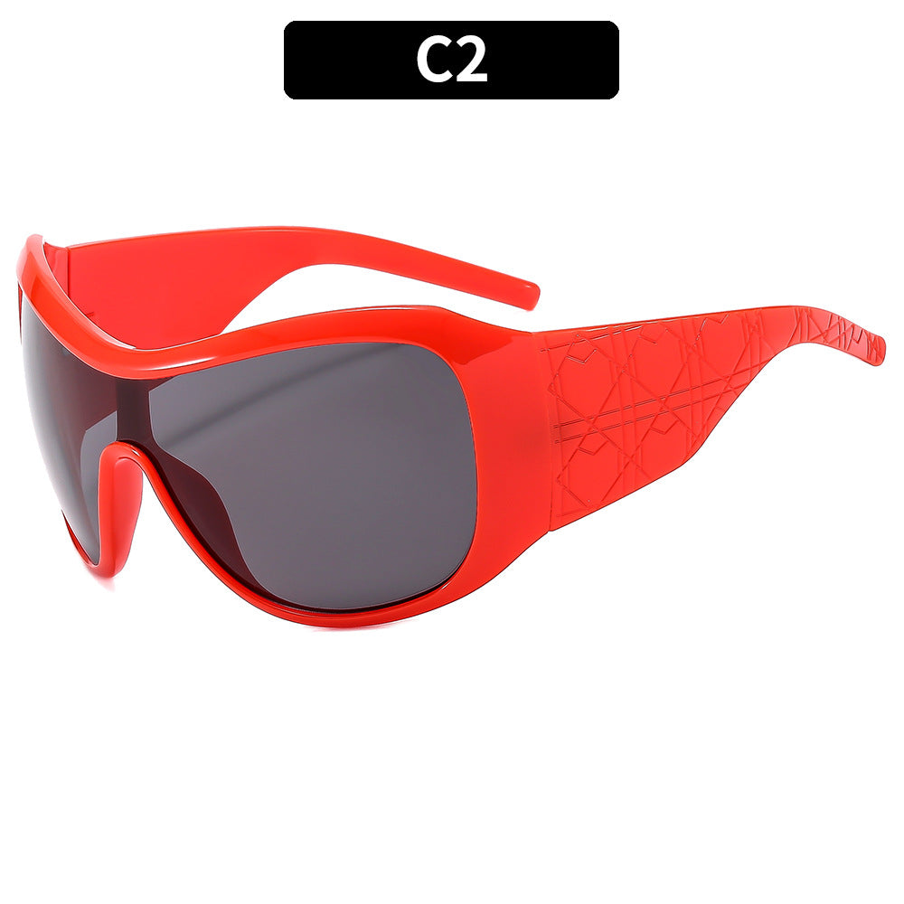 Sportliche Sportliche Wickelsonnenbrille