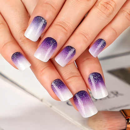 Ombre Glitter Press-On Nagelset Brehn